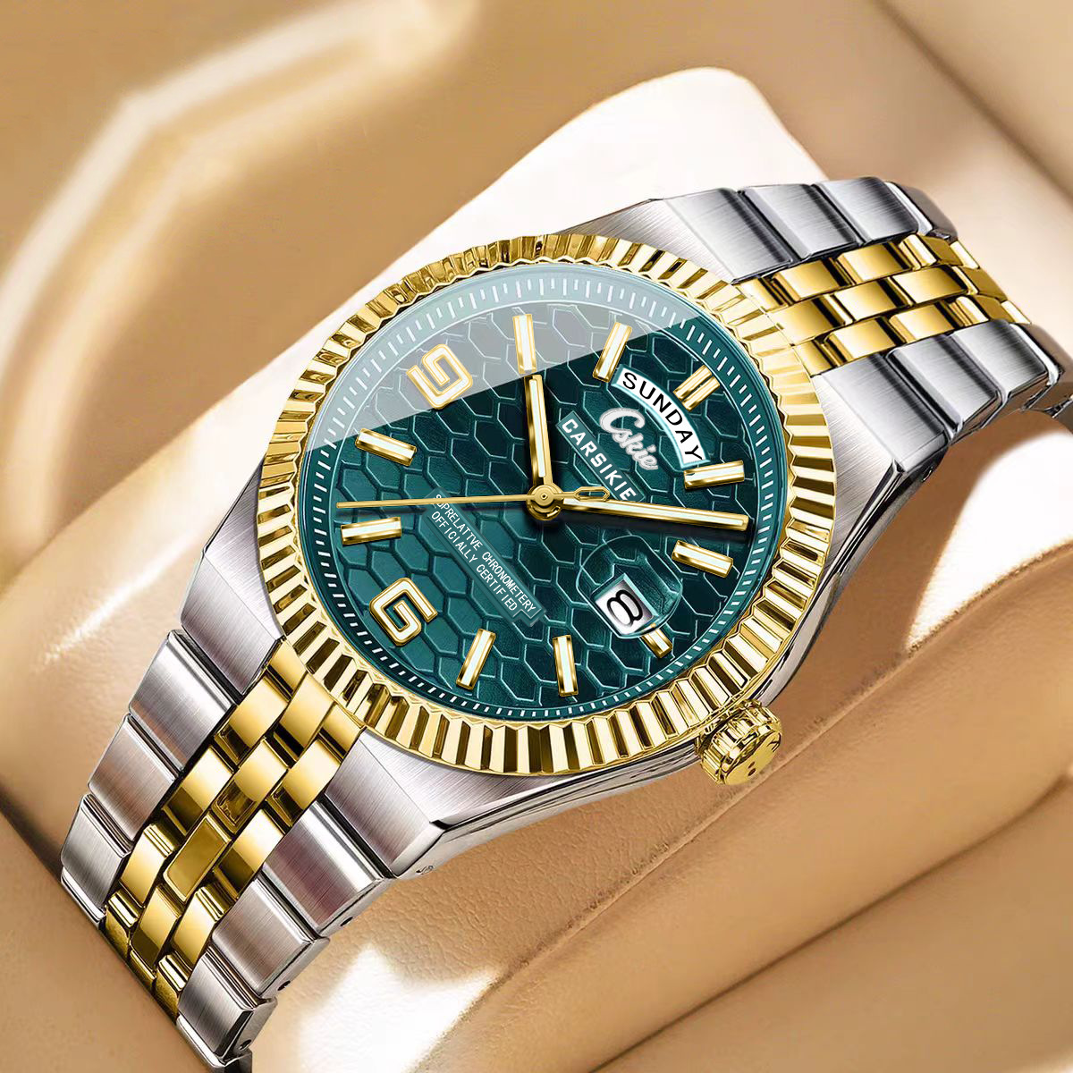 Starry Sky Series Watch Men's Mechanical Watch Sun Moon Star Luminous Waterproof Swiss Men's Student Quartz Watch