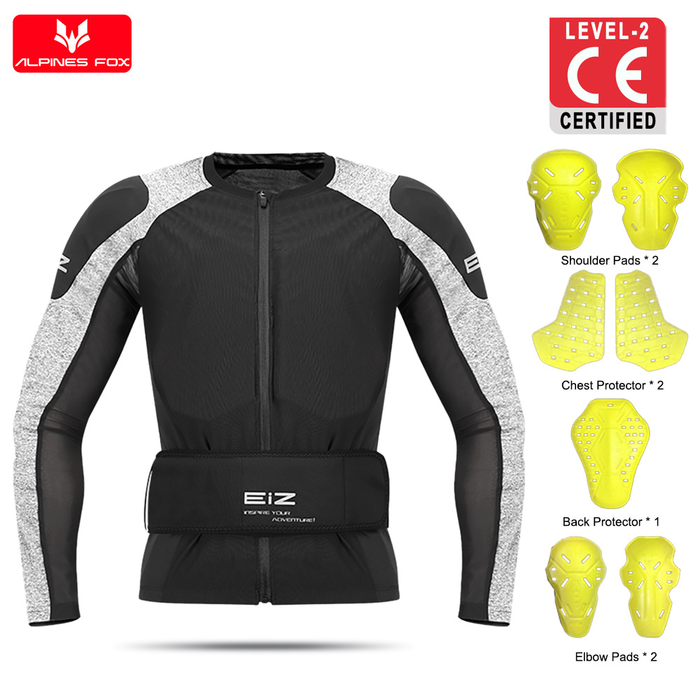 Eiz Motorcycle Armor, Waist Protection, Four Summer Motorcycle Racing Cycling Suits, Mesh Anti-Fall, Wear-Resistant, Light and Breathable