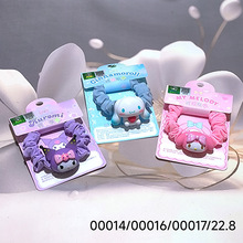 正版授权饰品儿童发饰头饰三丽鸥卡通系列发圈肠圈皮筋00014