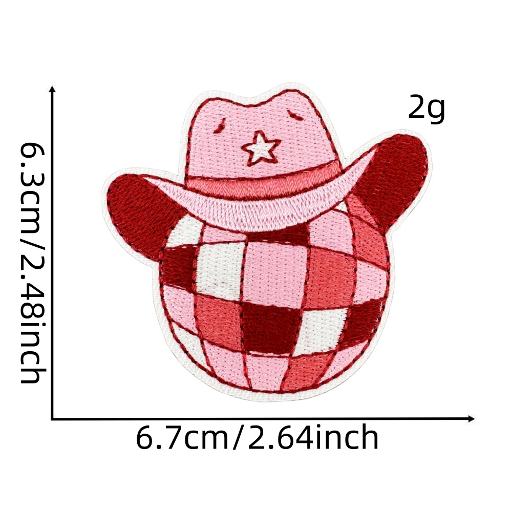 5g Weight Clothing Sticker Patches Classification 1 Piece, 1 Set Quantity Nonwoven, Polyester Material Color Block, Star, Heart Shape Pattern Cute Style 1 Piece 1 Set Cute Color Block Star Heart Shape Nonwoven Polyester Clothing Sticker Patches 5