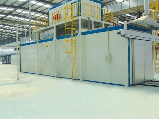 厂家供应干式喷漆房涂装烘干固化炉生产线喷漆设备烤漆房E18
