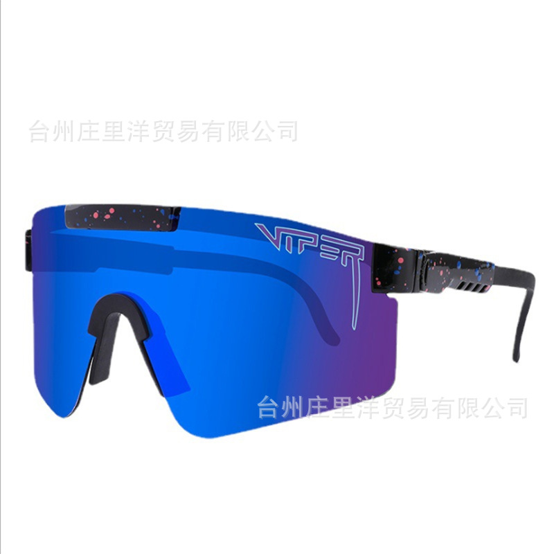 Pit Viper Cycling Sunglasses Large Frame Glasses Polarized Sunglasses Sports Set Anti-Uv Sunshade Glasses