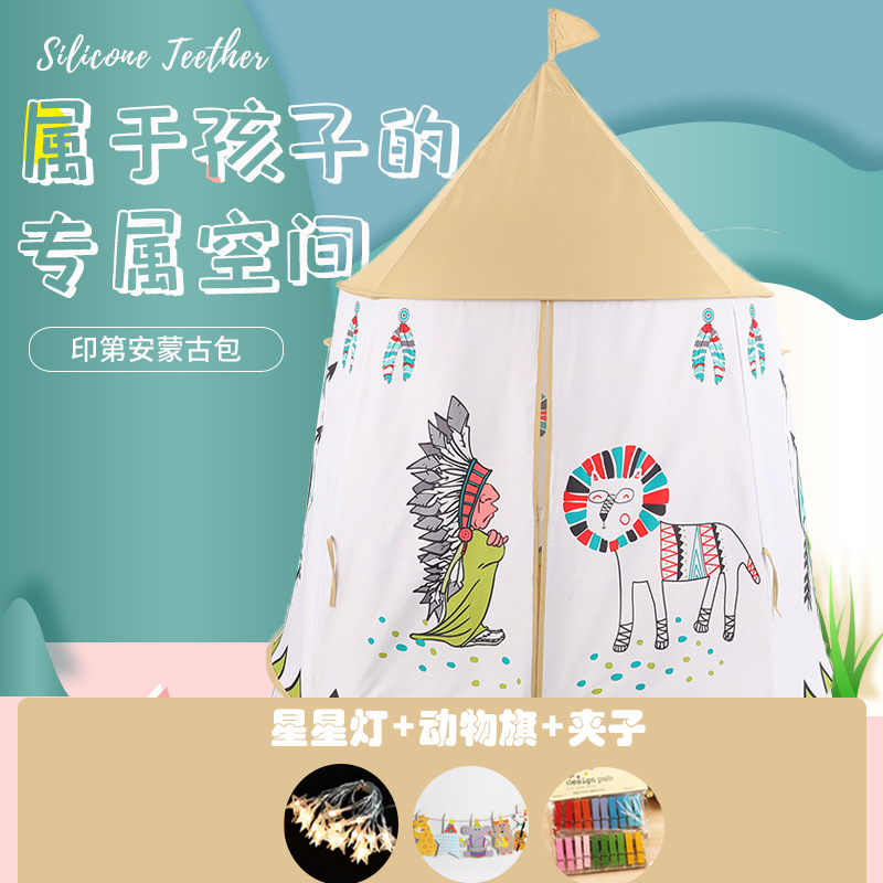 Casitas de Juego Infantiles Indias para Niños y Niñas, para Interiores y Exteriores, Estilo Castillo, Juguetes, Dropshipping Internacional, Selección Cuidadosa