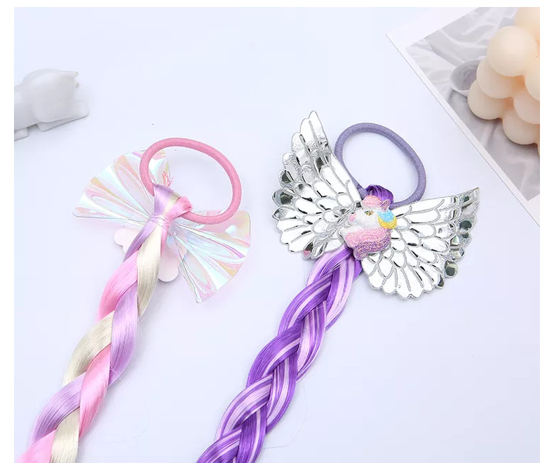 Kid's Cute Colorful Bow Knot Chemical Fiber Hair Tie display picture 3