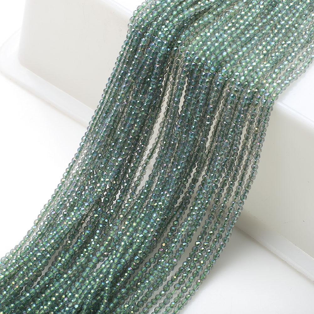 10g Weight Beads Jewelry Making Type 2MM Jewelry Making Size DIY Jewelry Accessories Classification 3 Pieces Per Pack Quantity Glass Material Solid Color Pattern Plating Design Elegant, Simple Style, Streetwear Style 3 Pieces Per Pack 2MM Glass Solid Color DIY Jewelry Accessories Beads 9