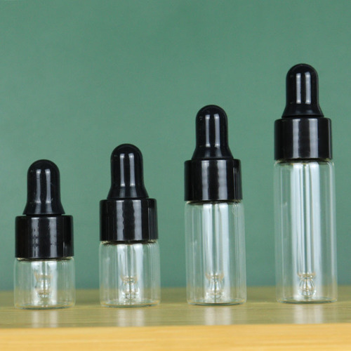 Dropper bottle 1ml 2ml 3ml 5ml transparent glass bottle sample bottle dropper bottle essential oil bottle