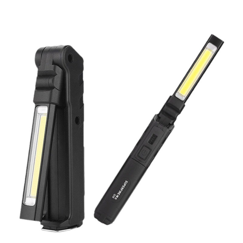 Lámpara de Trabajo Multifuncional Shenhuo USB COB con Imán, Linterna LED de Emergencia para Reparación de Automóviles, Plegable, para Inspección