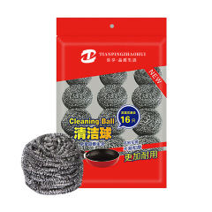 バランス朝輝大型鋼線ボールキッチンクリーニングボールステンレス鋼線ボールポットブラシ雑巾メーカー卸売