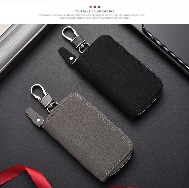 New Stylish and Simple Key Case for Men and Women, Key Storage Organizer, Car Key Protective Cover, Small Card Holder
