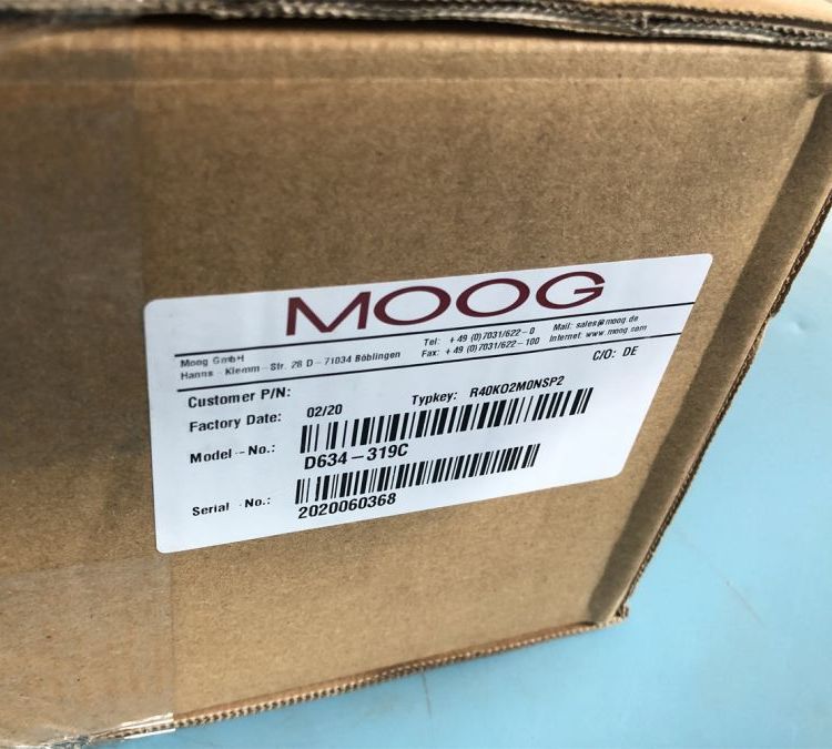 MOOG穆格伺服阀 D634-319C进口D634系列 工程机械