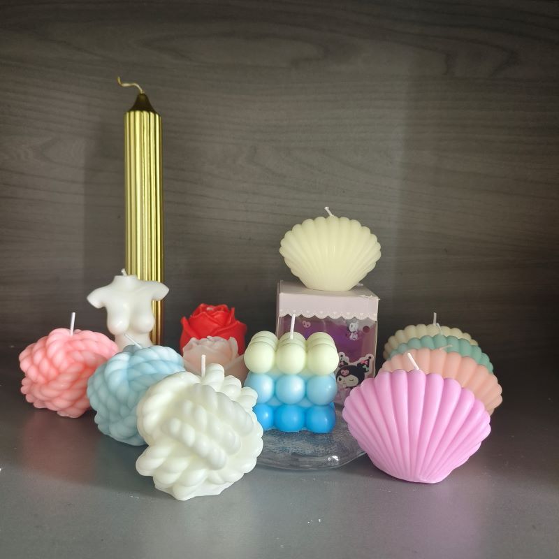 Suministro spot bola de lana conchas cubo de rubica flores cuerpo humano decoración artesanía semi-desnuda guisado de banana