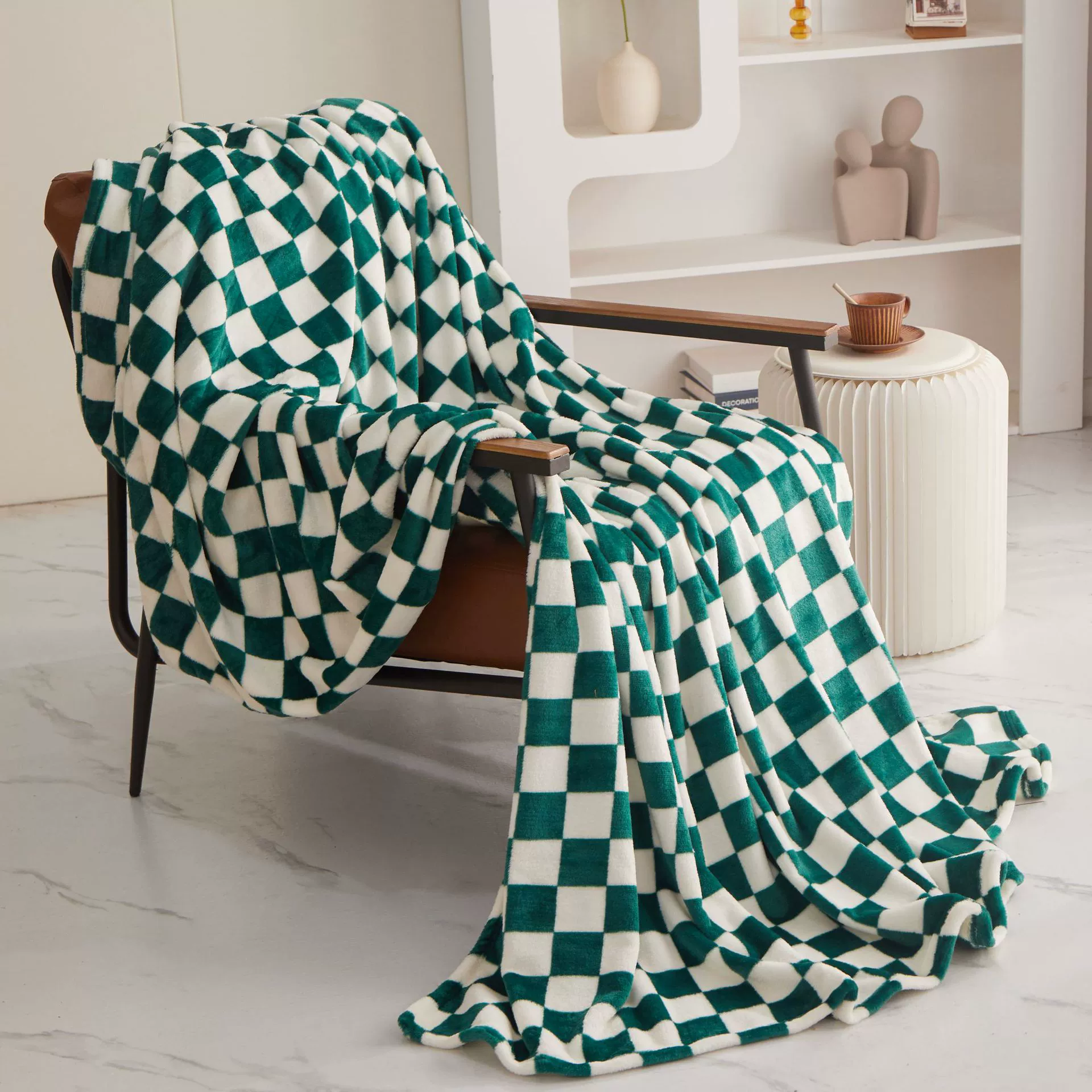 Внешняя торговля печатное клетчатое фланелевое одеяло утолщенное молочное бархатное одеяло коралловый бархат простыня Подарочное групповое одеяло для покупки