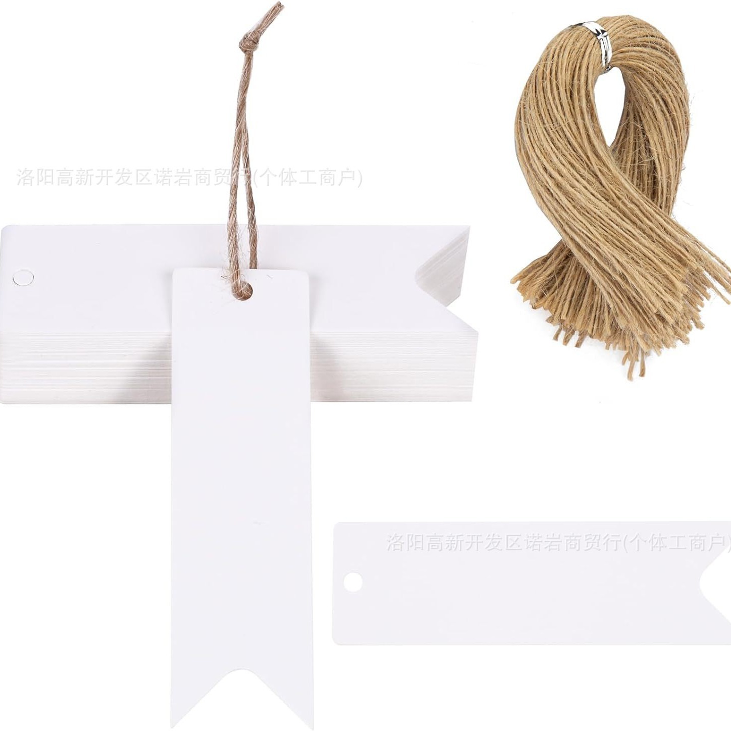 燕尾空白吊牌节日装饰圣诞节派对生日婚礼黑色、白色、牛皮纸挂牌