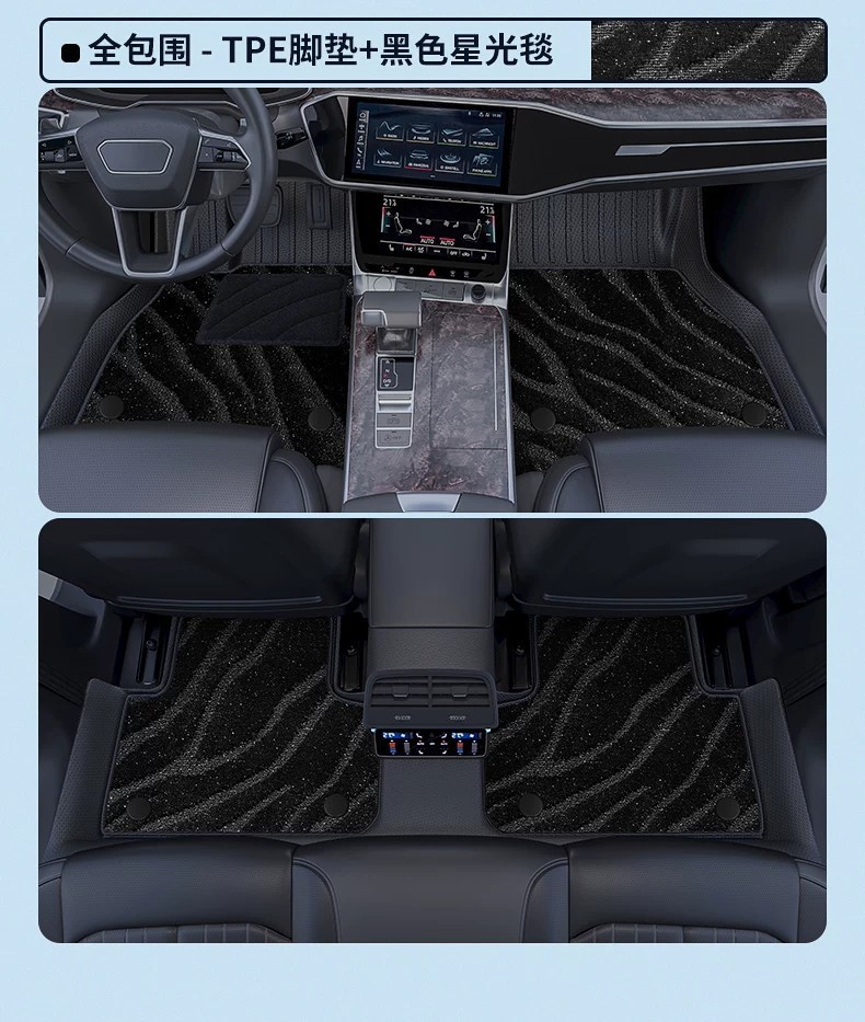 Suitable for 26 Models of Song Pro Ultra Ev, Full Surround Tpe Eco-Friendly High-End Floor Mats for Interior Modification