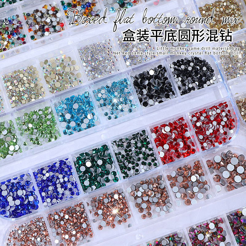 High-end k9 nail art diamond jewelry net...