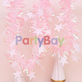 拉花彩条元旦布置用品毛条生日装饰节庆幼儿园节日彩带圣诞派对