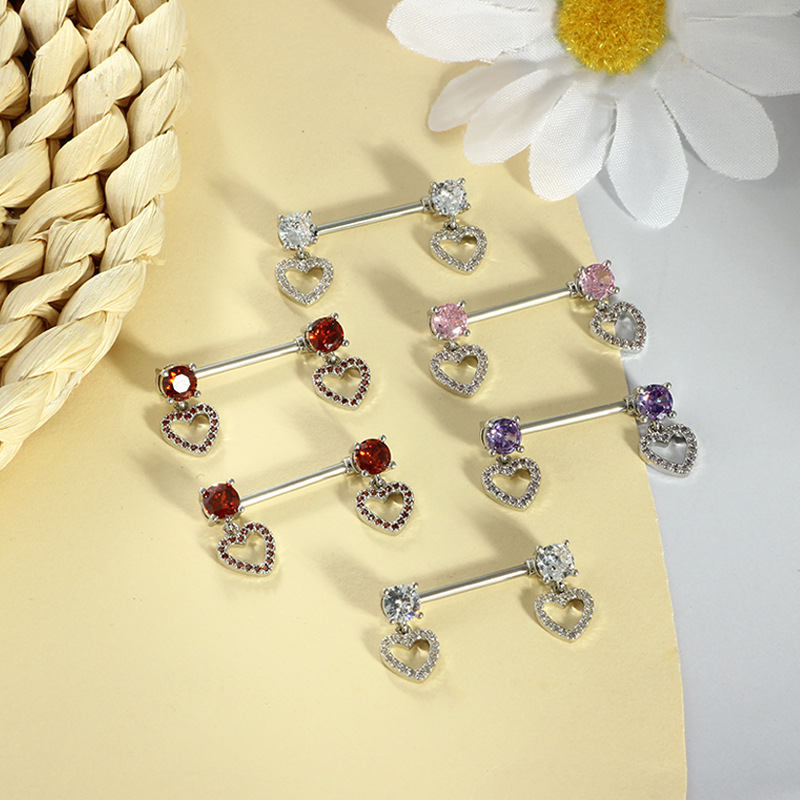 Pointed titanium steel lip stud product view