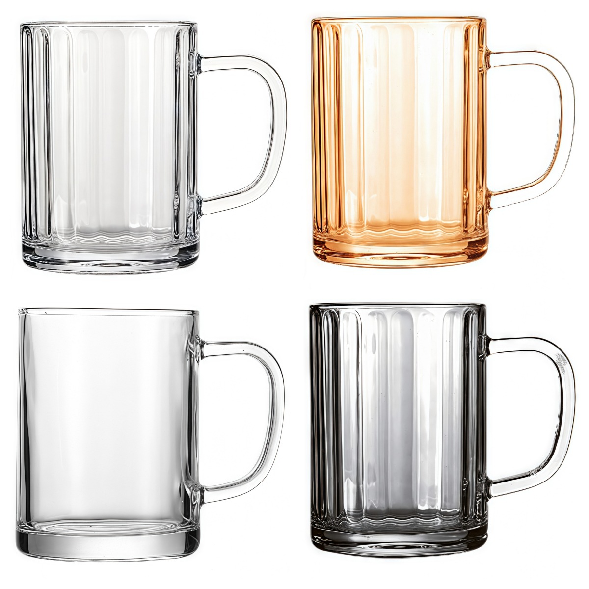 Vaso de cerveza artesanal mayorista comercial con mango de copa de vidrio resistente al calor con logotipo de impresión de copa image 6