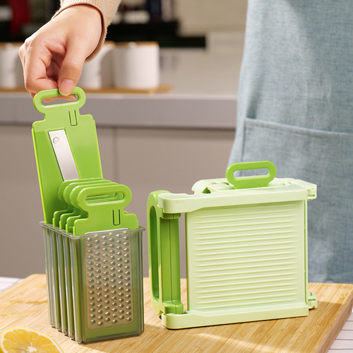 Foldable planer kitchen multi-functional vegetable cutter household grater cut radish potato shreds grater shredder