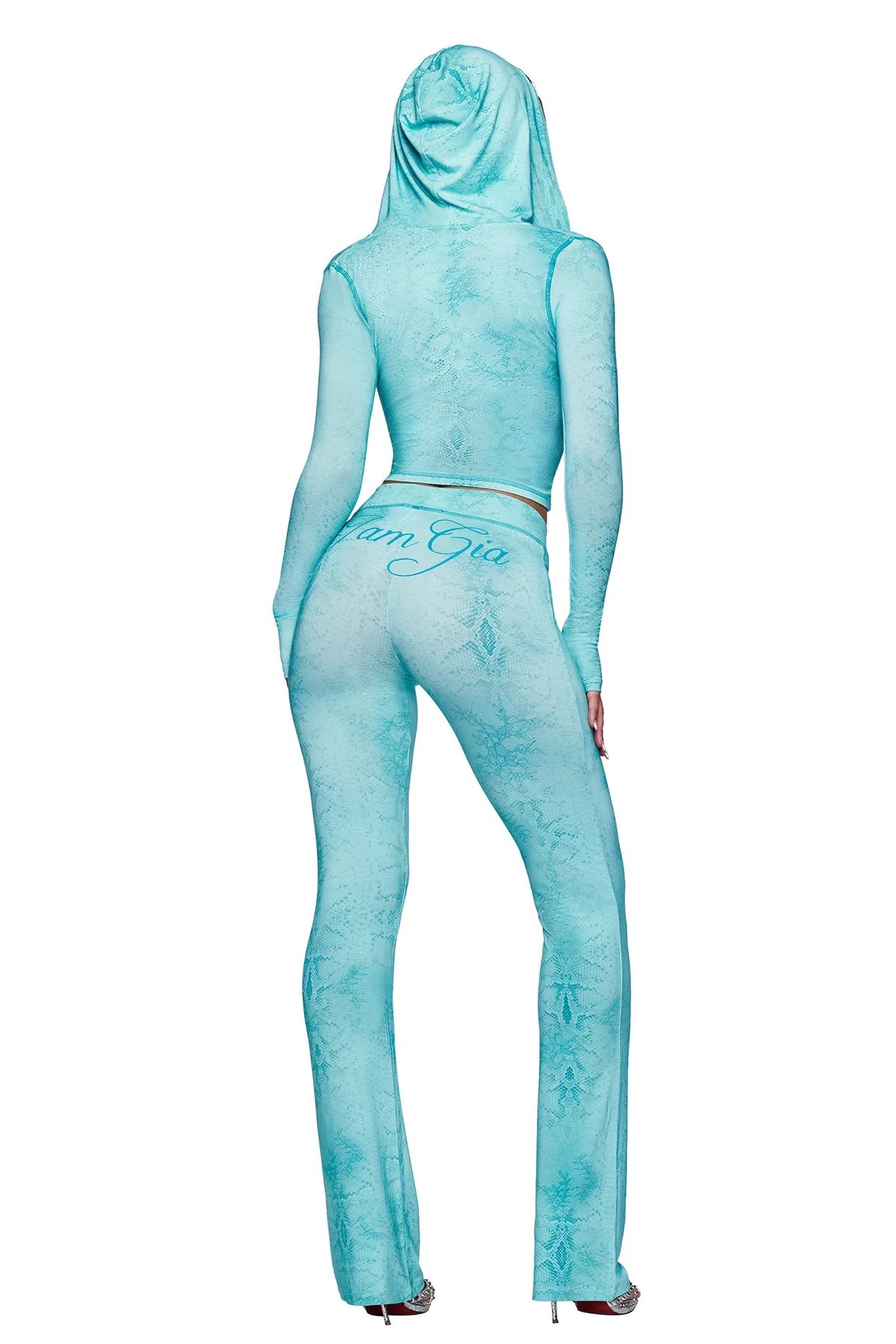 Blue snake pattern / S