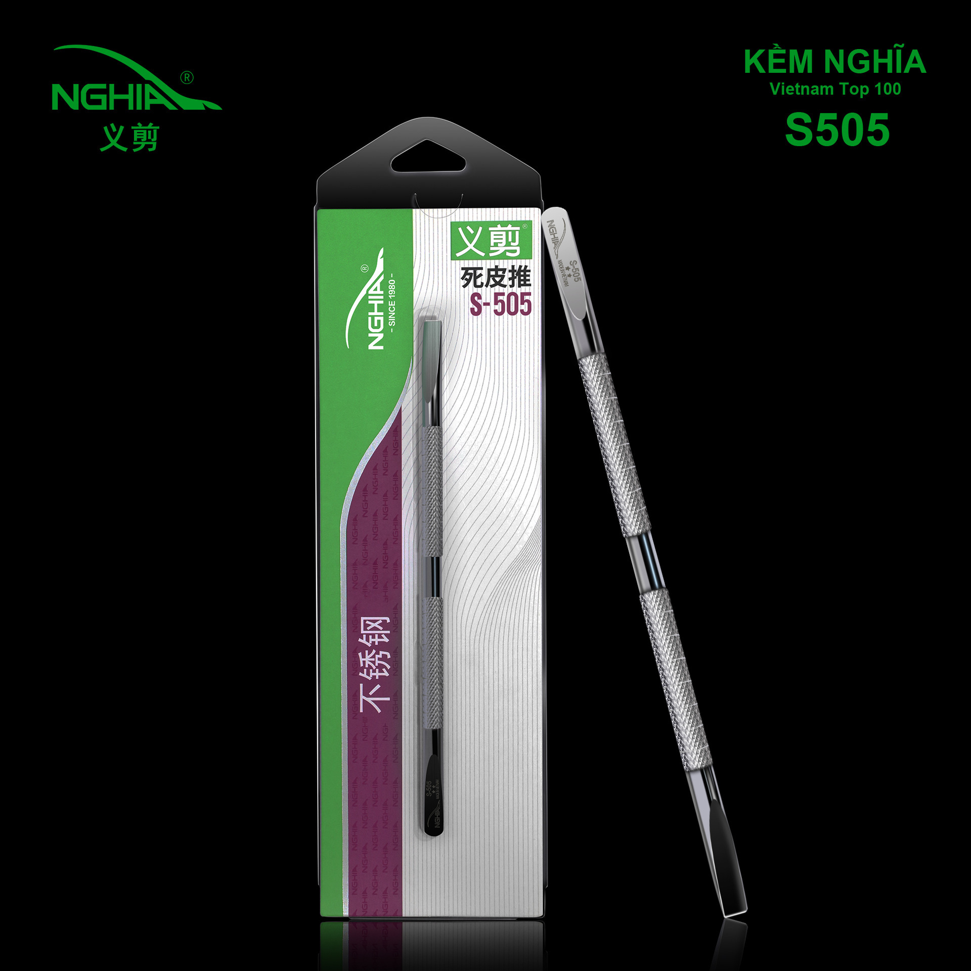 NGHIA Vietnam Yi Tijeras d07 Piel muerta Herramientas profesionales para uñas Reparación de uñas Alicates para uñas