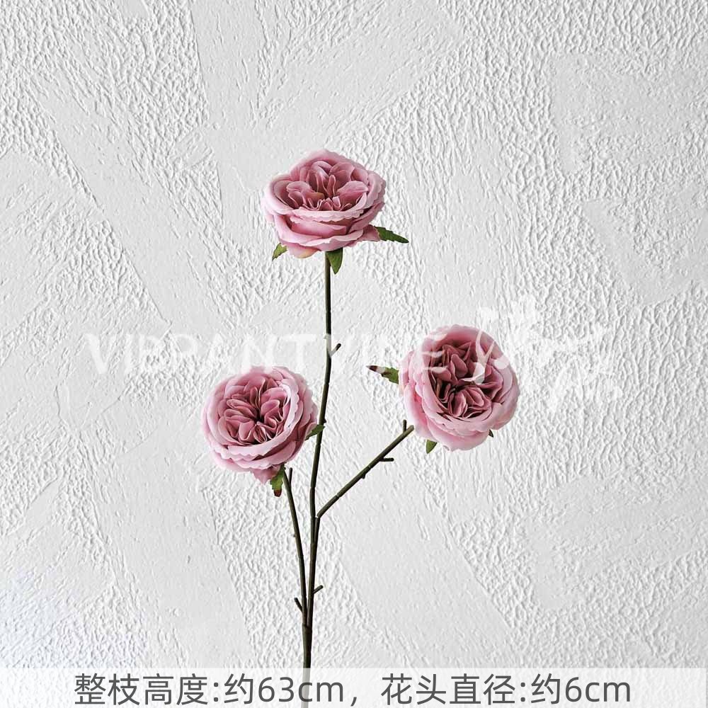 Púrpura de la boda flor artificial salón de bodas Camino de plomo techo arreglo floral Hotel Bienvenido arco piso decorativo flor artificial