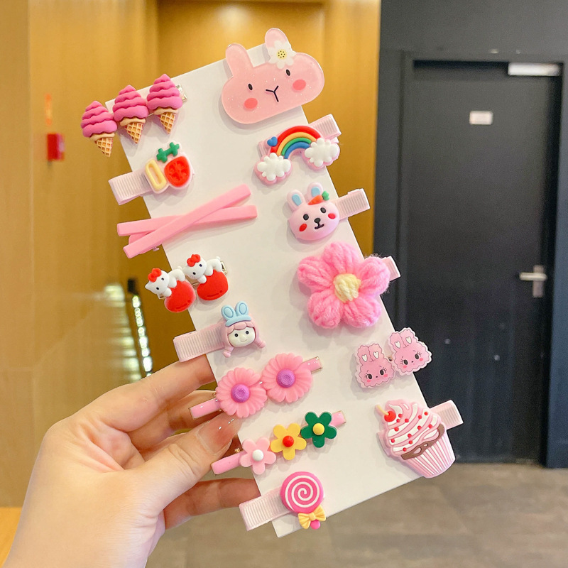 Clip de verano Corea del Sur lindo traje roto horquilla Accesorios para el cabello para niños