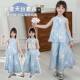 Quality Original Large in stock Girls' Casual Summer Dress suit 2025 Stylish Short-sleeved Top Fashionable Set