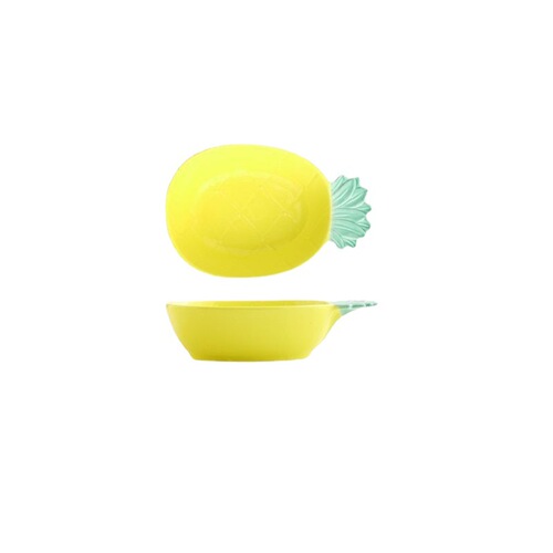 Fruit-shaped design serving plate ceramic home seasoning plate cute dipping plate creative boneless plate bowl dish plate pumpkin pineapple