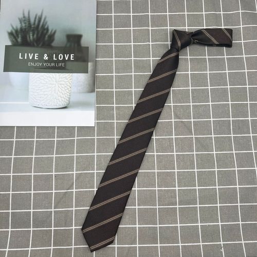 jk striped tie women's dk crown tie Japanese college style shirt decoration hand-tied men's and women's system burgundy bow tie
