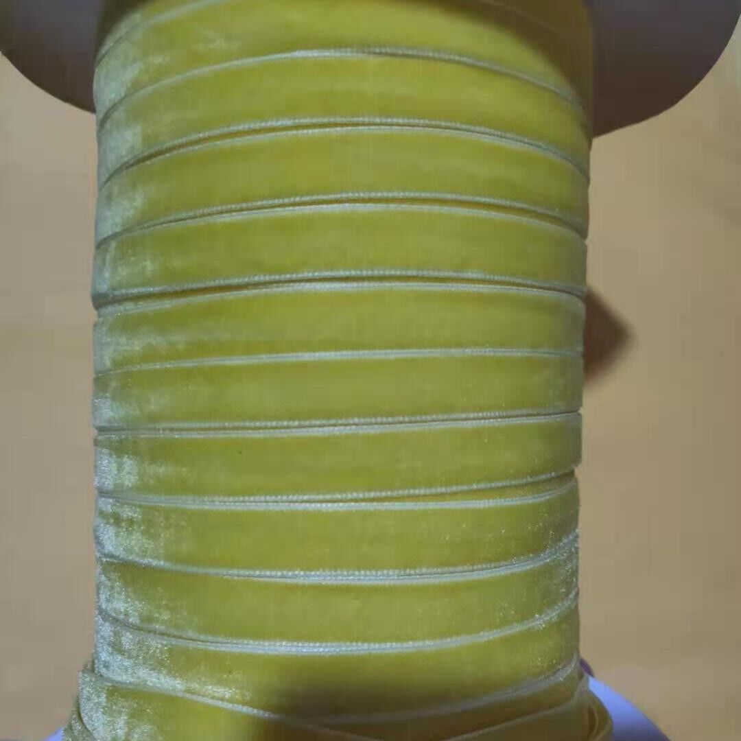 1cm unilateral cinta de terciopelo cinta de terciopelo multi-tamaño cinta de terciopelo ropa de tocado material de decoración