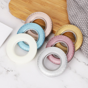 Nano silent curtain accessories art nano circle curtain ring curtain track Roman rod factory straight hair curtain