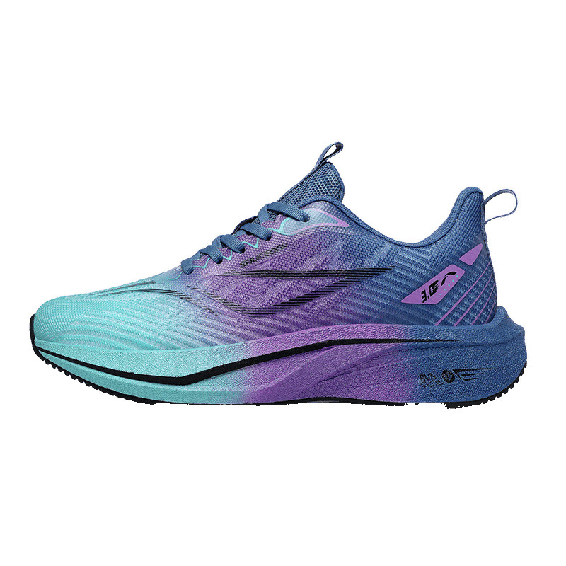 Zapatos para correr de carreras ultraligeros de palomitas de maíz de todo fósforo para jóvenes, amortiguación para hombres, antideslizante y transpirable, zapatos deportivos de tablero de carbono para estudiantes, marea