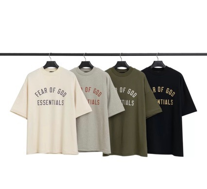 24FALL FEAR OF GOD FOG ESSENTIALS复线夏季潮牌宽松短袖T恤男女