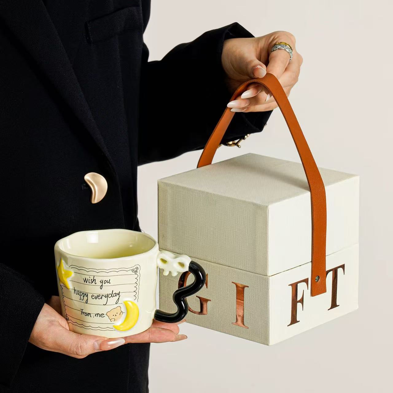 Tazas de niñas de alto valor facial, tazas de agua de alta calidad, regalos de mano, eventos de apertura, cajas de regalo para clientes. image 8