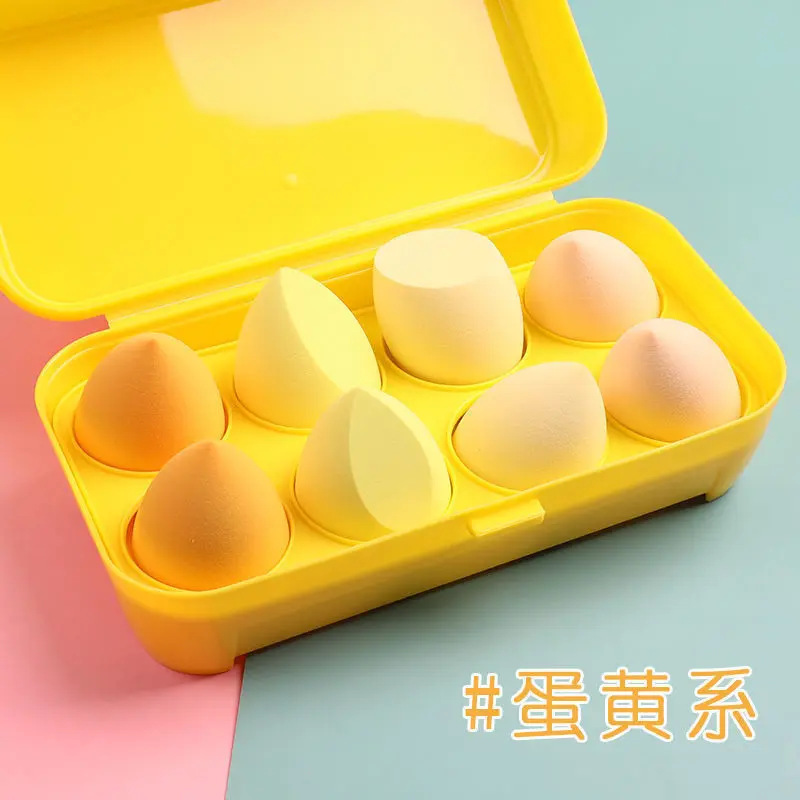 美妆蛋彩盒装化妆海绵干湿两用超软化妆蛋代发批发独立包装彩妆蛋|undefined