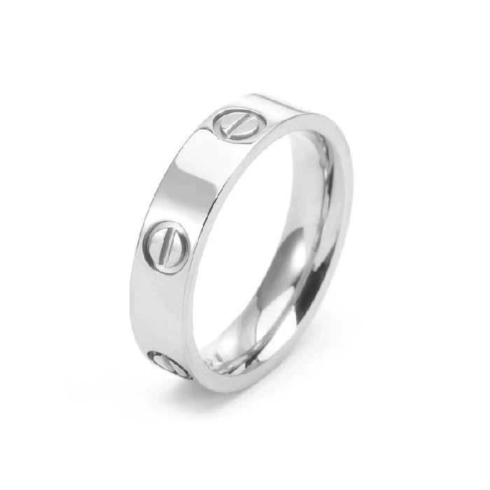Тренд gemstone кольцо нержавеющая сталь для любимых, модные украшения, оптом