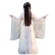 Xianqi girls Hanfu 2025 spring new children Wei Jin wind creamy-white Hanfu ancient costume performance dress