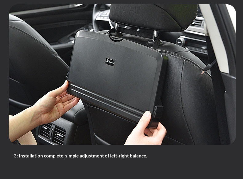 Cross-Border Exclusive Supply of Car-Mounted Small Tables for Rear Seats, Multifunctional Car Dining Table, Foldable Storage Dining Table, Computer Table for Car
