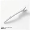 White 11.5cm seamless hair clip