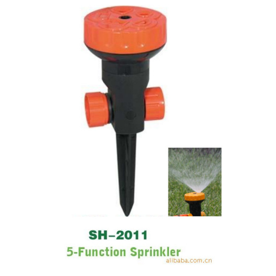 花园草坪喷头，可调地插喷头，灌溉喷头，洒水器，塑料喷头