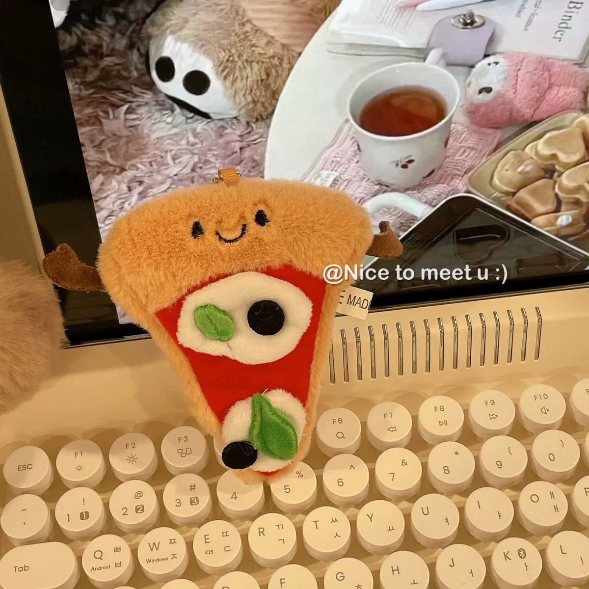 Креативная плюшевая подвеска, минифигурка, кукла, игрушка