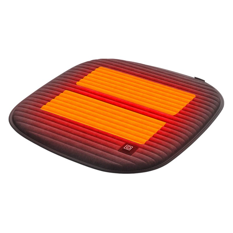 Подушка для автомобильного сиденья с подогревом, утолщенная, цельная, для зимы, автомобильный подогреваемый чехол на сиденье, одинарная подушка для сиденья, теплая автомобильная накладка.