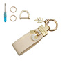 Keychain, sophisticated cute metal high-end pendant, french style, South Korea