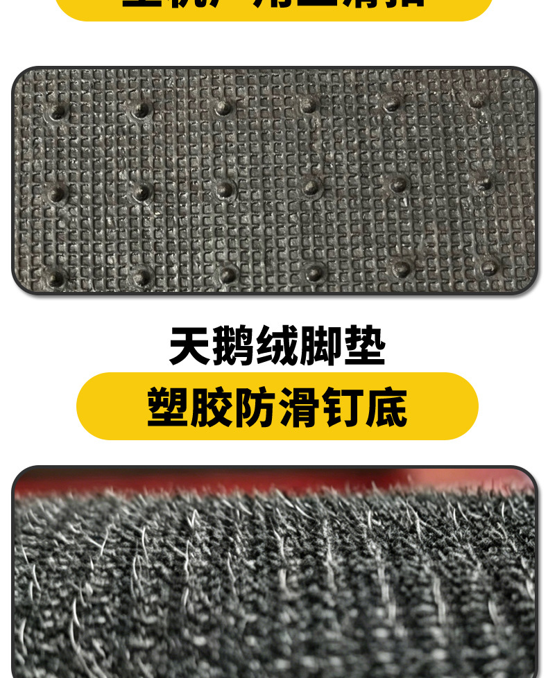 Car Floor Mat Factory Jietu T2 Dirt-Resistant Car Mats Autumn and Winter Non-Slip Dirt-Resistant with Printed Logo for Specific Car Models