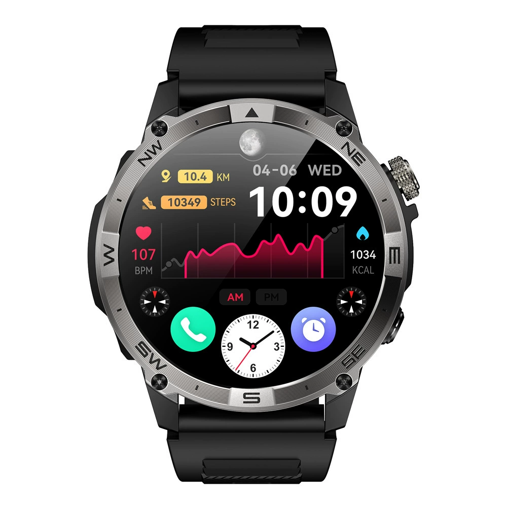 HK08 умные часы Bluetooth звонок сердечное давление кровяное насыщение здоровье компас GPS мульти -тренировка