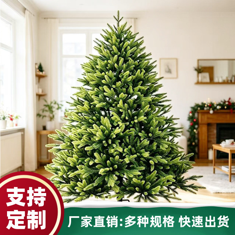 Source Factory Encrypted Pvc Christmas Tree, Artificial Tree, Encrypted Branch Tree, Pe Mixed with Pvc Model, Cross-Border Christmas Tree