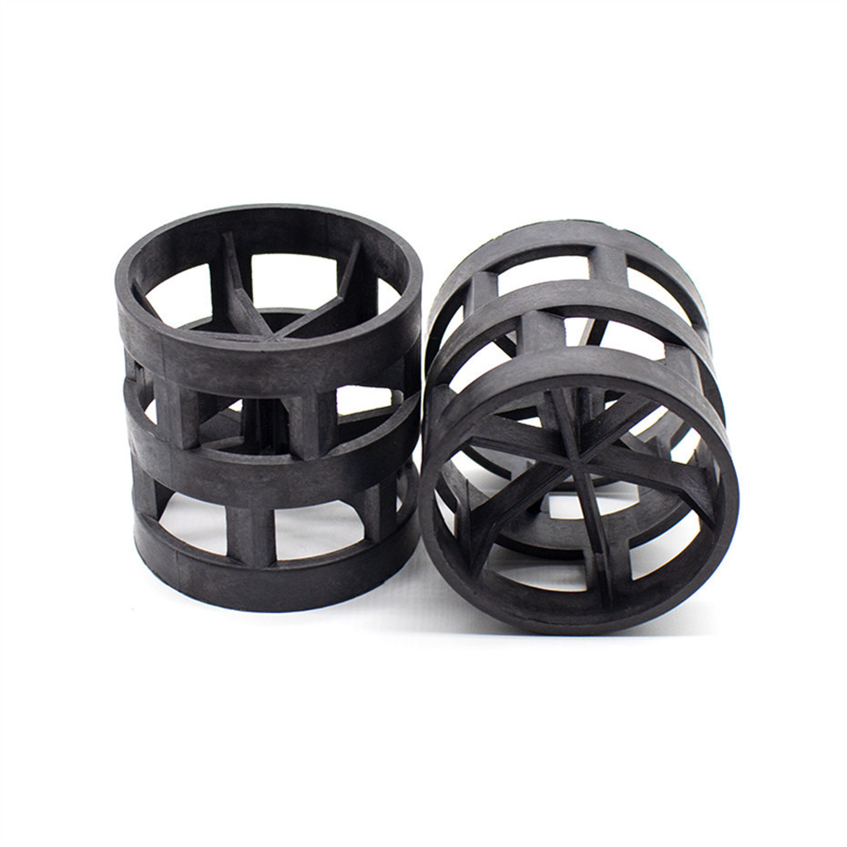 多种材质PPS鲍尔环填料 聚苯硫醚鲍尔环