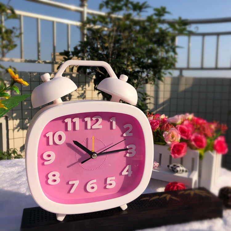 Alarm Clock Back-To-School Season Student Clock Student Alarm Clock Children's Alarm Clock Small Alarm Clock Cartoon Desk Clock Source Factory