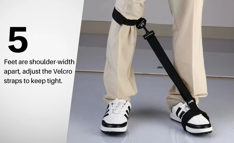 Đai chỉnh sửa tư thế chân chơi golf PGM hỗ trợ luyện tập đánh chính xác — Công cụ chỉnh chân JZQ007 chi tiết 21